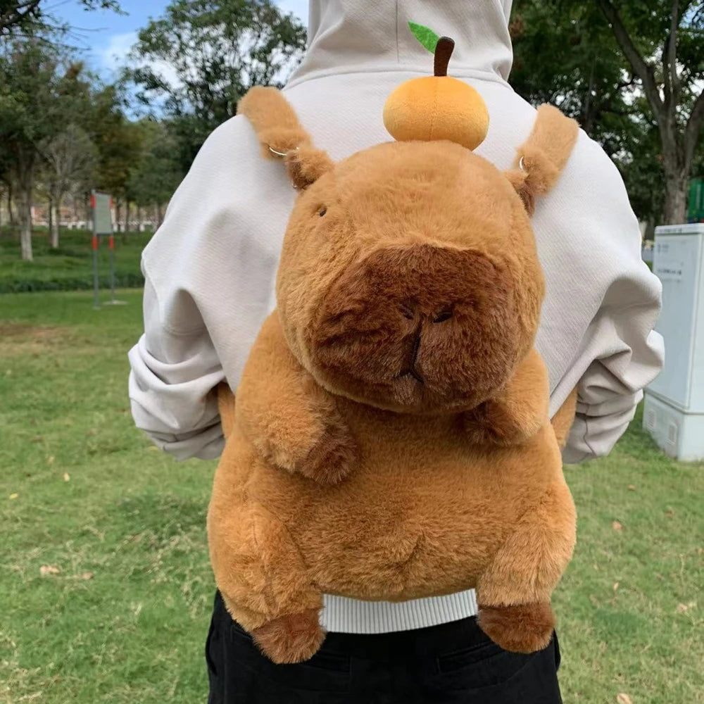 Capybara Plush Backpack